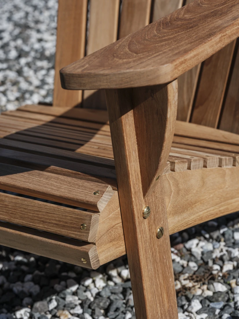 Adirondack Armchair detail by Cotswold Teak